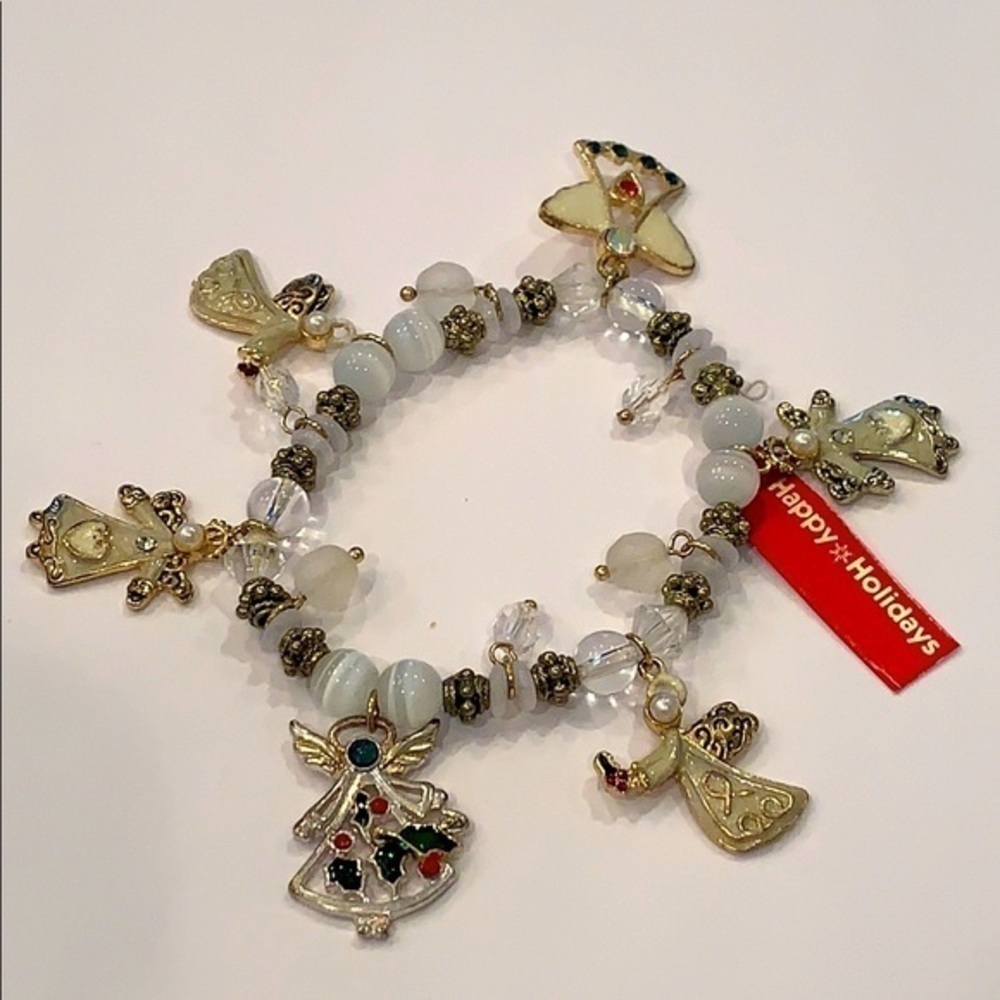 💐5/25 Christmas Angel stretch stone rhinestones